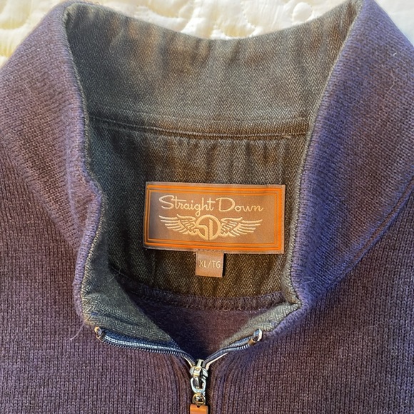 Straight Down Golf Vest. Navy Blue. Size XL - Picture 2 of 6